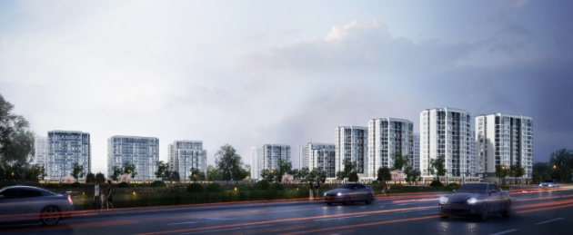 金輝地產(chǎn)項(xiàng)目金輝觀瀾云著效果圖